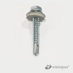 Önfúró lemezcsavar hatlap fejjel + EPDM alátét